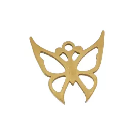 Arany Színű Nemesacél Lepke Pillangó Charm