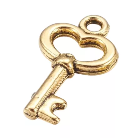 Arany Színű Kulcs Charm