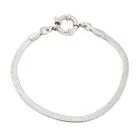 Ezüst Színű Nemesacél Charm Karkötő