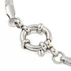 Ezüst Színű Nemesacél Charm Karkötő