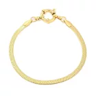 18K Aranyozott Nemesacél Charm Karkötő