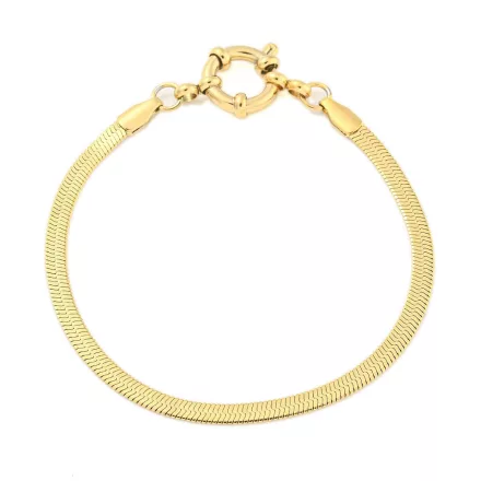 18K Aranyozott Nemesacél Charm Karkötő