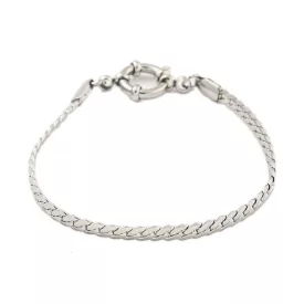 Ezüst Színű Nemesacél Charm Karkötő