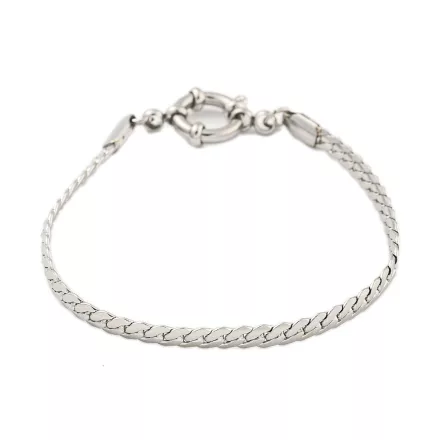 Ezüst Színű Nemesacél Charm Karkötő