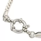 Ezüst Színű Nemesacél Charm Karkötő