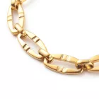 18K Aranyozott Nemesacél Charm Karkötő