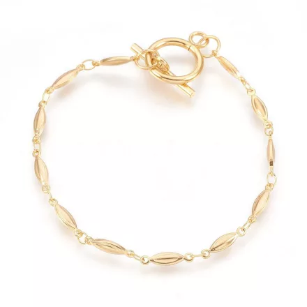 Arany Színű Nemesacél Charm Karkötő