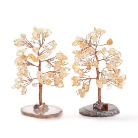 Citrin Ásvány Réz Szerencsefa Életfa 10-12cm