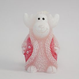   Rénszarvas Illatos Karácsonyi Gyertya Csillámporos 7,5x4,5cm