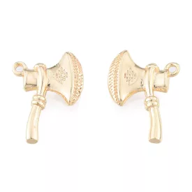 18K Aranyozott Balta Fejsze Medál 15x11mm