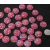 Druzy Műgyanta Szivárványos Pink Rózsaszín Színű (45) Kaboson 10mm