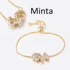 Arany Színű Cirkónia Strasszos Rubin Piros Felfűzhető Közdarab Köztes Felvarrható Medál Kitűző 16,5x11x8mm