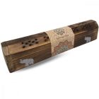 Elefántos Mandala Fa Füstölő Égető Doboz