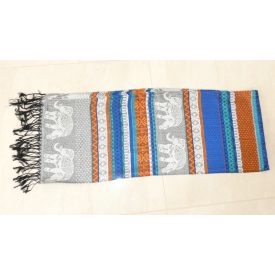Elefántos Pashmina Sál Kendő (1) 65x175cm