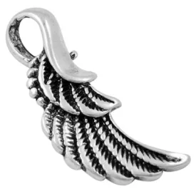 Ezüst Színű Angyalszárny Medál 23,5x8,5mm