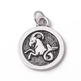 Ezüst Színű Bak Csillagjegy Horoszkóp Medál 18,5x15mm