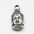 Ezüst Színű Buddha Budha Medál 15,6x7,5x4mm