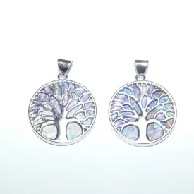 Ezüst Színű Életfa Medál 37,5x33,5x3mm