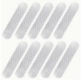 Ezüst Fényvisszaverő (163) Matrica 20x80mm (10db)