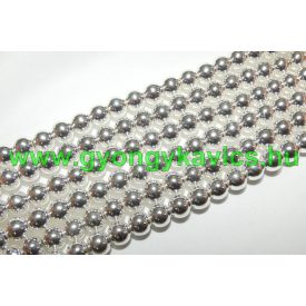 Ezüst Hematit (Világos) Ásványgyöngy 8mm