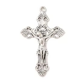 Ezüst Színű (8) Kereszt Medál 55,5x34mm