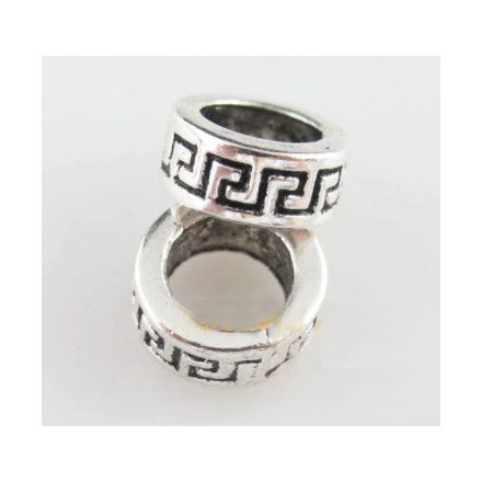 Ezüst Színű Görög Mintás Nyaklánc Karkötő Ékszer Dísz Közdarab Köztes Charm 6mm