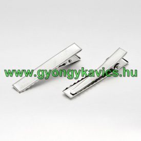 Ezüst Színű Krokodil Hajcsat 34x7mm
