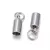Ezüst Színű Nemesacél Zsinórvég 9x4mm Belső átmérő: 3,2mm