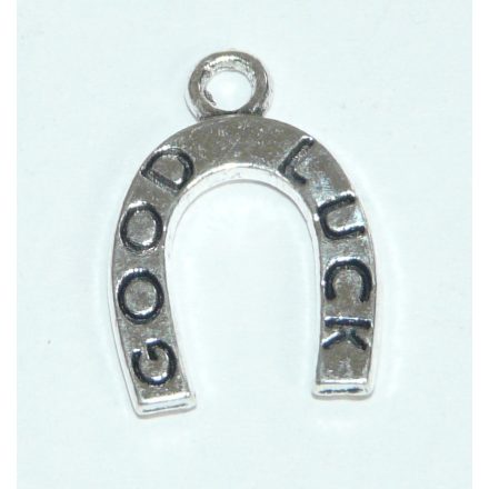 Ezüst Színű Patkó Medál 17,7x12,1mm