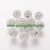 Ezüst Színű Nyaklánc Karkötő Ékszer Dísz Polymer Polimer Shamballa Strassz Kövekkel 10mm
