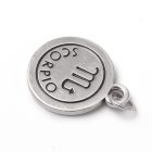 Ezüst Színű Skorpió Csillagjegy Horoszkóp Medál 18,5x15mm