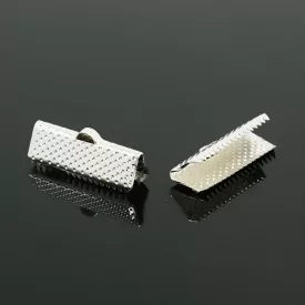 Ezüst Színű Szalagvég 20x8mm