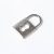 Ezüst Színű Szív Lakat Medál 19x11mm