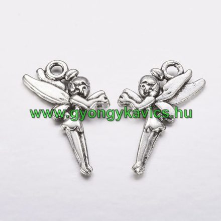 Ezüst Színű Tündér (2) Medál 25x11mm