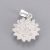Ezüst Színű Virág Medál 18x14x6mm