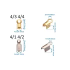 Ezüst Színű Zsinórvég (4/2) 10x4mm Lyuk: 3,5mm