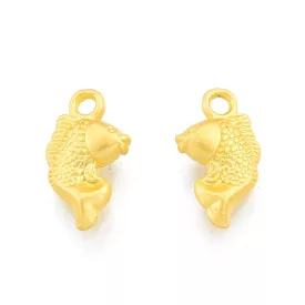 Arany Színű Hal Aranyhal Medál 14,5x8,5mm