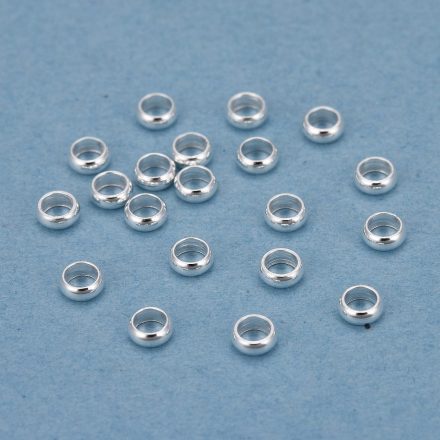 Nemesacél Ezüst Színű Közdarab Köztes 3x1mm