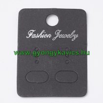   Fekete Árazócimke Ékszercimke Fashion Jewelry Fülbevaló 45x32mm