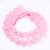Fazettált Rózsaszín Pink Jade Ásványgyöngy Gyöngyfüzér 10mm
