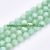 Fazettált Polygon Akvamarin Jade Ásványgyöngy 10mm