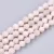 Fazettált Polygon Rózsaszín Berill Morganit Ásványgyöngy Gyöngyfüzér 8mm (7-8mm)