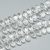 Fazettált Üveg Prizma Gyöngy Gyöngyfüzér 12-13x6mm