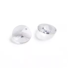   Fazettált Átlátszó (38) Üveg Prizma Medál Csüngő Dísz Napfogó 8x4mm