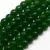Fazettált Zöld Jade Ásványgyöngy 10mm