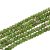 Fazettált Zöld Jade (2) Korong Ásványgyöngy 4x2-3mm