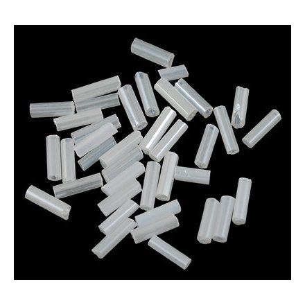 Fehér (34) Szalmagyöngy Kásagyöngy 1,8x6mm 10gr