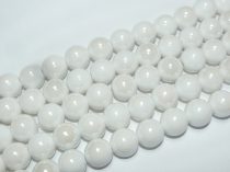 Fehér Porcelán Gyöngy 16mm 