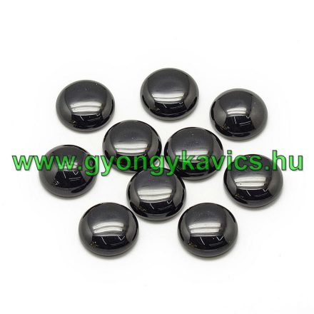 Fekete Achát Kaboson 10mm