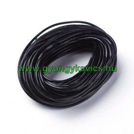 Fekete (16) Bőrszál 1mm 1m
